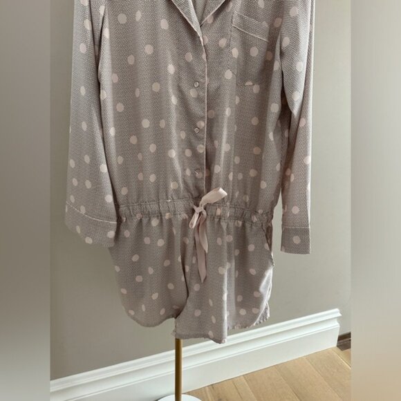 PJ Salvage womens Loungewear Digity Dots Romper XL - Picture 5 of 7